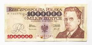 Polská republika, 1000000 ZŁOTY 16.11.1993, série H.