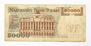 Poland, PRL (1944 - 1989), 50000 ZŁOTYCH 1.12.1989, AB series.