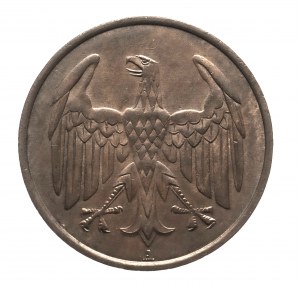 Germany, Weimar Republic (1918-1933), 4 fenigs 1932 J, Hamburg