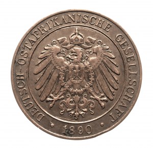 Německo, Německá východní Afrika (DOA), 1 pesa 1890,