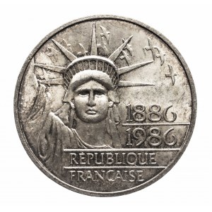 Francja, V Republika, 100 franków 1986 - 100 lat Statuy Wolności, Paryż