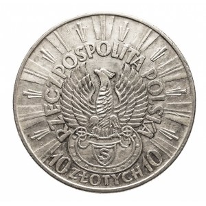 Polska, II Rzeczpospolita (1918-1939), 10 złotych 1934, Piłsudski - Strzelecki