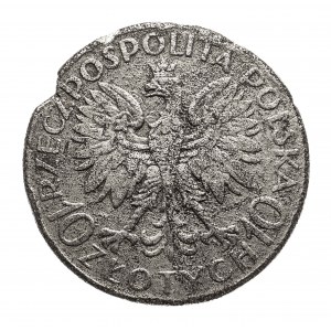 Sobieski, 10 złotych Warszawa 1933 - fałszerstwo z epoki