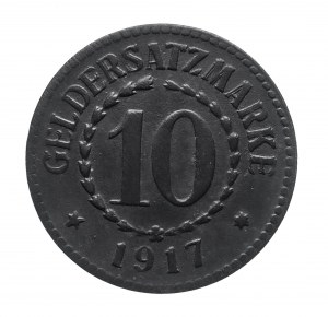 Greater Poland, Poznań (Posen), 10 fenig 1917, zinc