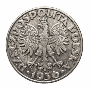 Polska, II Rzeczpospolita (1918-1939), 2 złote 1936, Żaglowiec, Warszawa (4)