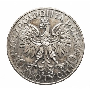 Polska, II Rzeczpospolita (1918-1939), 10 złotych 1933, Warszawa.