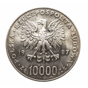 Polska, PRL (1944-1989), 10000 złotych 1987, Jan II Paweł.