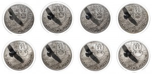 Set of 8 medals in silver - great battles of Poles - Treasury of the Polish Mint