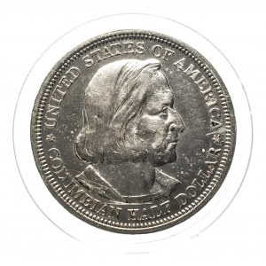 Stany Zjednoczone Ameryki (USA), Pół Dolara, Krzysztof Kolumb, 1893.