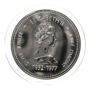 Kanada, Elżbieta II (1952-2022), 1 Dolar Otawa 1977 - 25. rocznica wstąpienia Elżbiety II na tron.