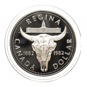 Kanada, Elżbieta II (1952-2022), 1 Dolar Ottawa 1982 - Regina.
