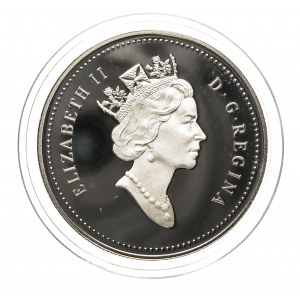 Kanada, Elżbieta II (1952-2022), 1 Dolar 1993 - Puchar Stanleya.