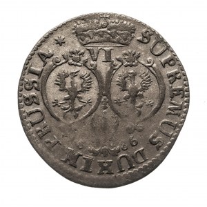 Germany, Prussia, Frederick William (1640-1688), sixpence 1686 BA, Königsberg