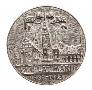 Poland, Medal John Paul II - 600 Years of Mary Holy Year, silver 800