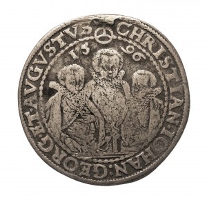 Germany, Saxony, Krystian II, John George I and Augustus, 1596 HB thaler, Dresden