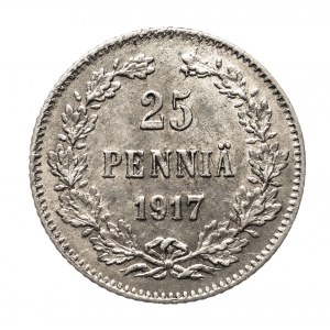 Finlandia, Mikołaj II (1894-1917), 25 pennia 1917 S, Helsinki