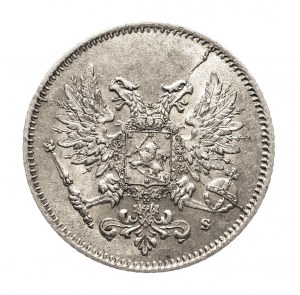 Finland, Nicholas II (1894-1917), 25 pennia 1917 S, Helsinki