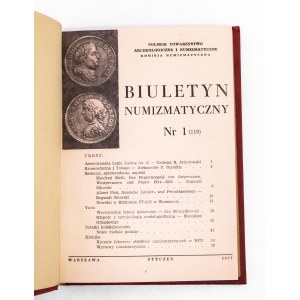 Biuletyn Numizmatyczny, rocznik 1977, kompletny - oprawiony.