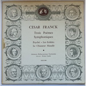 Cesar Franck, Trzy poematy symfoniczne (Psyche, Eolides, Chasseur Maudit) / Dyr. Walter Goehr