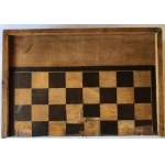 Szachownica vintage / Zestaw do tryktraka / Backgammon