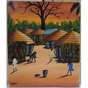 Diop, Bez tytułu (Afrykańska wioska)