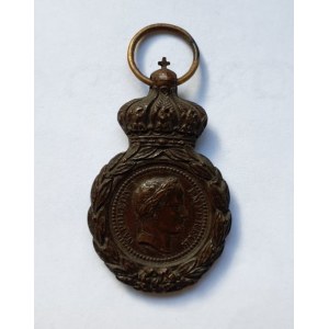 Napoleoński medal pamiątkowy (brąz) / Kampanie 1792-1815 / Wyspa św. Heleny