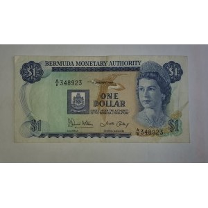 1 dolar / Bermuda Monetary Authority / 1986