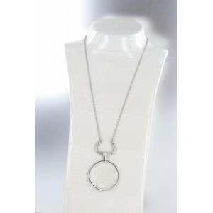 Vintage necklace - magnifying glass
