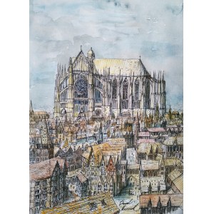 Dawid Masionek (ur. 1994), Jesień gotyku – katedra w Beauvais, 2021