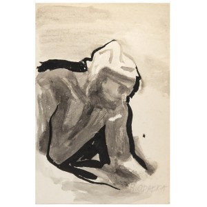 Roman Opałka (1931 Abbeville-Saint-Lucien - 2011 Rzym), Jan Dębski czyta Historię WKPb, 1951