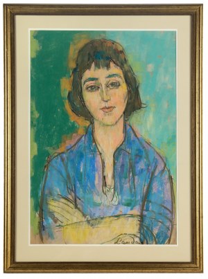 Zygmunt Landau (1898 Łódż - 1962 Tel Aviv), Portret dziewczyny