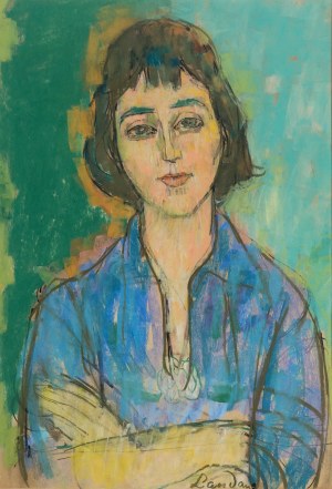 Zygmunt Landau (1898 Łódż - 1962 Tel Aviv), Portret dziewczyny