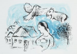 Marc Chagall (1887 Łoźno k. Witebska-1985 Saint-Paul de Vence), Wioska