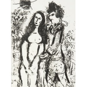 Marc Chagall (1887 Łoźno k. Witebska-1985 Saint-Paul de Vence), Zakochany klaun