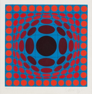 Victor Vasarely (1908 Pécs - 1997 Paryż), Bez tytułu, ok. 1970 r.