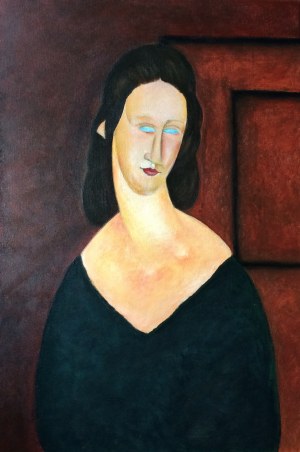 Mateusz Klimowicz, Obraz w stylu Modiglianiego, 2021
