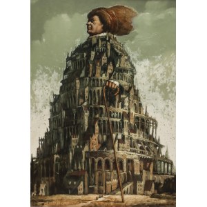 Vladimir Gvozdev (nar. 1966), Portrét Grafinie Stonovej, hrad Gormenghast, 1999