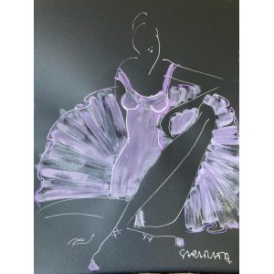 Joanna Sarapata, Violet Ballerina, 2021