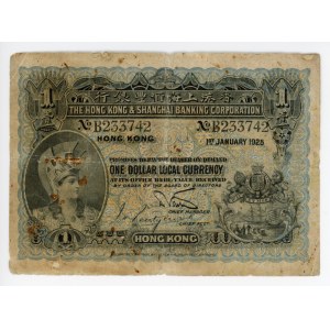 Hong Kong 1 Dollar 1925