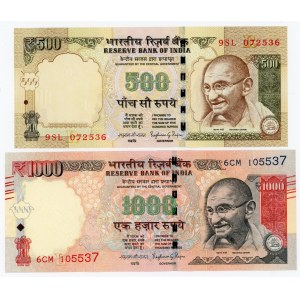 India 500 & 1000 Rupees 2015 - 2016