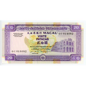 Macao 20 Patacas 1999