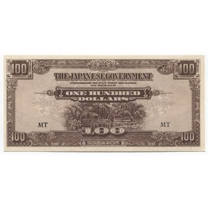 Malaya 100 Dollars 1944 (ND) Japanese Goverment
