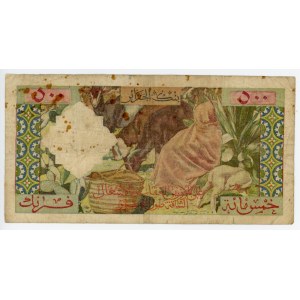 Algeria 500 Francs 1958