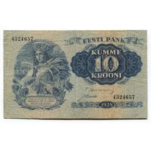 Estonia 10 Krooni 1928