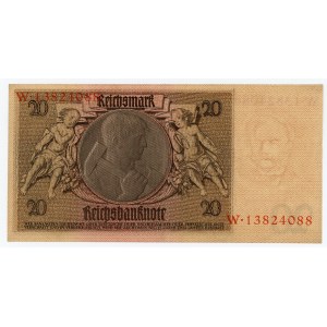 Germany - Weimar Republic 20 Reichsmark 1929