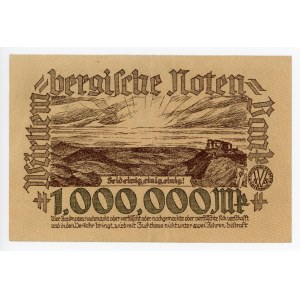 Germany - Weimar Republic Wurttemberg 1000000 Mark 1923