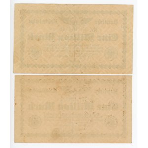 Germany - Weimar Republic 2 x 1000000 Mark 1923