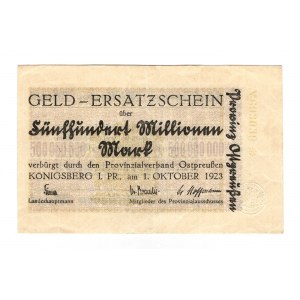 Germany - Weimar Republic Konigsberg 500 Million Mark 1923
