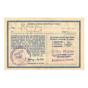 Germany - Third Reich Winterhelp 5 Reichsmark 1940 - 1941