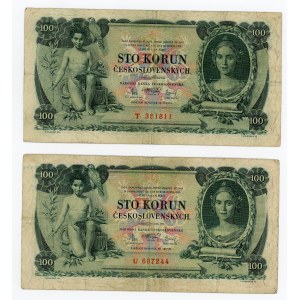 Czechoslovakia 2 x 100 Korun 1931